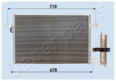 CND313014 JAPANPARTS Конденсатор, кондиционер