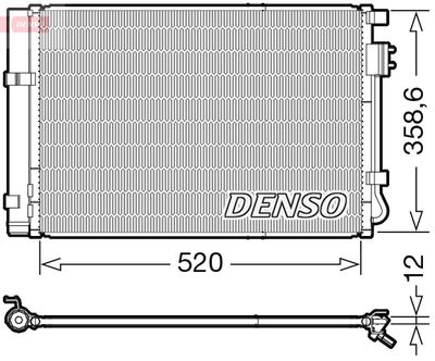 DCN41011 DENSO Конденсатор, кондиционер