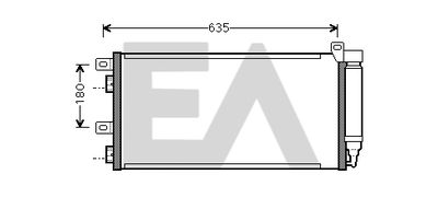 30C07042 EACLIMA Конденсатор, кондиционер