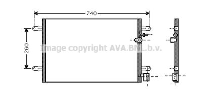 AI5237 AVA QUALITY COOLING Конденсатор, кондиционер