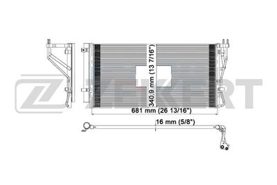 MK3102 ZEKKERT Конденсатор, кондиционер