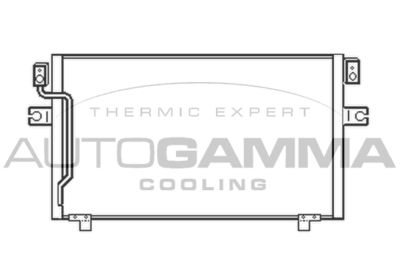 103504 AUTOGAMMA Конденсатор, кондиционер