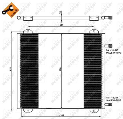 WG2161107 WILMINK GROUP Конденсатор, кондиционер