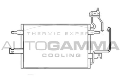 103523 AUTOGAMMA Конденсатор, кондиционер