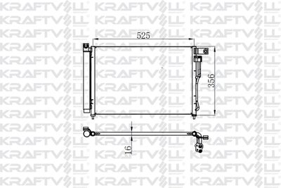 08060058 KRAFTVOLL GERMANY Конденсатор, кондиционер