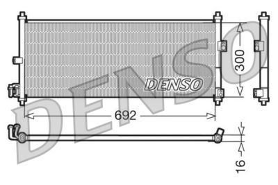 DCN46011 DENSO Конденсатор, кондиционер