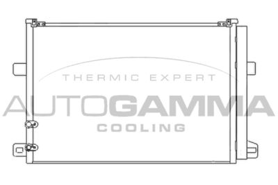 107137 AUTOGAMMA Конденсатор, кондиционер