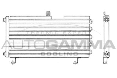 101585 AUTOGAMMA Конденсатор, кондиционер