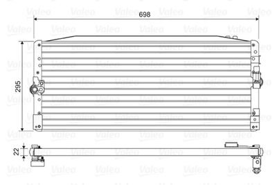 814473 VALEO Конденсатор, кондиционер