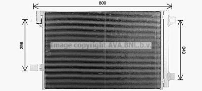 VN5437D AVA QUALITY COOLING Конденсатор, кондиционер