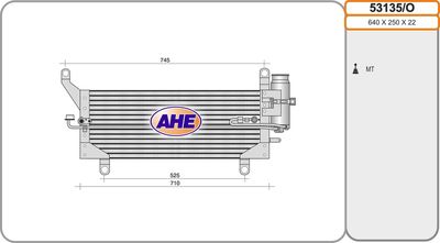53135O AHE Конденсатор, кондиционер