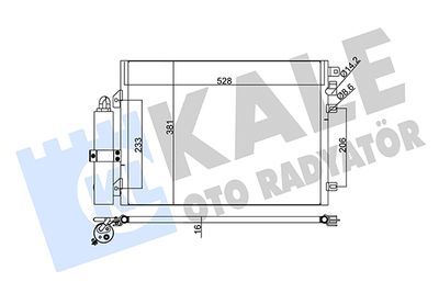 345285 KALE OTO RADYATÖR Конденсатор, кондиционер