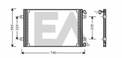 30C60029 EACLIMA Конденсатор, кондиционер