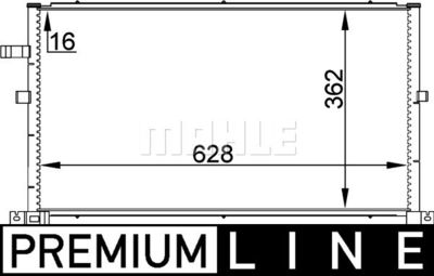 AC296000P MAHLE Конденсатор, кондиционер