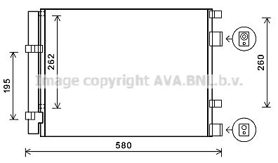 HY5396D AVA QUALITY COOLING Конденсатор, кондиционер