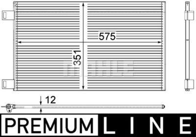 AC569000P MAHLE Конденсатор, кондиционер