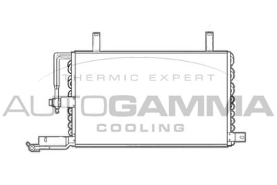101749 AUTOGAMMA Конденсатор, кондиционер