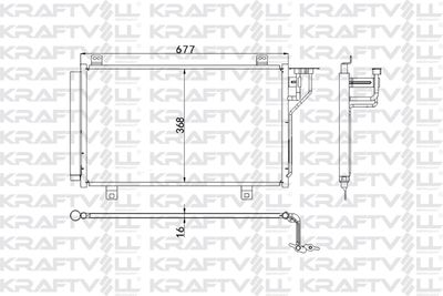 08060039 KRAFTVOLL GERMANY Конденсатор, кондиционер