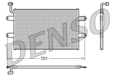 DCN27003 DENSO Конденсатор, кондиционер