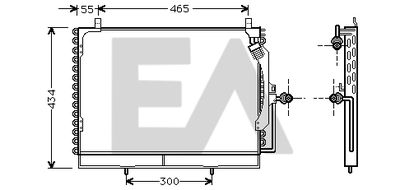 30C50002 EACLIMA Конденсатор, кондиционер