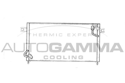 103291 AUTOGAMMA Конденсатор, кондиционер