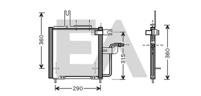 30C52030 EACLIMA Конденсатор, кондиционер