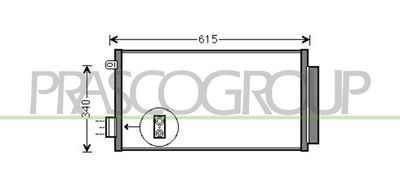 FT040C001 PRASCO Конденсатор, кондиционер