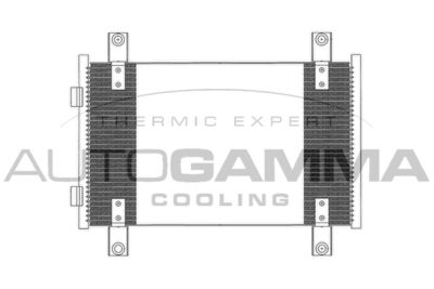 103574 AUTOGAMMA Конденсатор, кондиционер