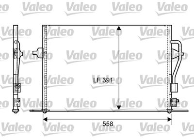 817232 VALEO Конденсатор, кондиционер