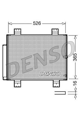 DCN35002 DENSO Конденсатор, кондиционер