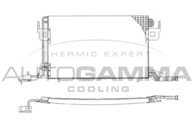 101590 AUTOGAMMA Конденсатор, кондиционер