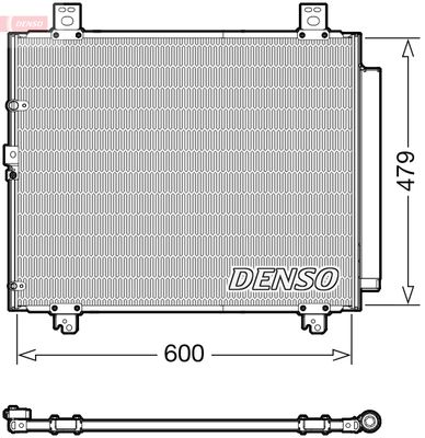 DCN50118 DENSO Конденсатор, кондиционер