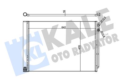 342415 KALE OTO RADYATÖR Конденсатор, кондиционер