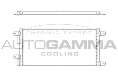 103325 AUTOGAMMA Конденсатор, кондиционер