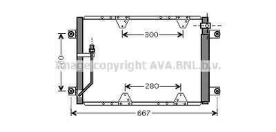 SZ5107D AVA QUALITY COOLING Конденсатор, кондиционер