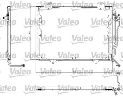 817563 VALEO Конденсатор, кондиционер