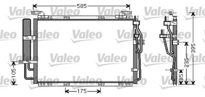 818075 VALEO Конденсатор, кондиционер