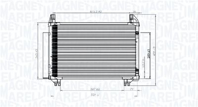 350203741000 MAGNETI MARELLI Конденсатор, кондиционер