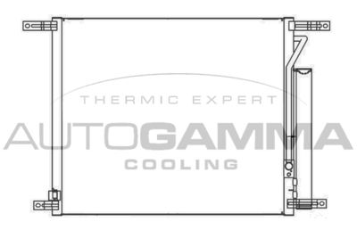 105824 AUTOGAMMA Конденсатор, кондиционер