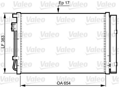 814362 VALEO Конденсатор, кондиционер