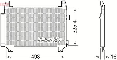 DCN50029 DENSO Конденсатор, кондиционер