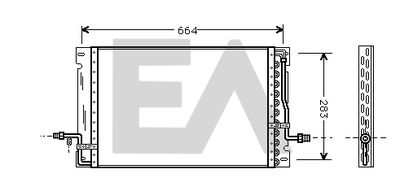 30C78001 EACLIMA Конденсатор, кондиционер