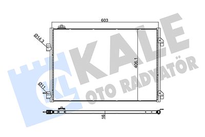 300200 KALE OTO RADYATÖR Конденсатор, кондиционер