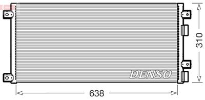 DCN12006 DENSO Конденсатор, кондиционер