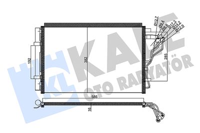 357715 KALE OTO RADYATÖR Конденсатор, кондиционер