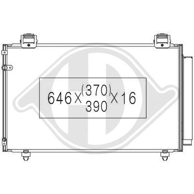 DCC1811 DIEDERICHS Конденсатор, кондиционер