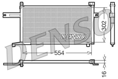 DCN46005 DENSO Конденсатор, кондиционер