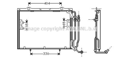 MSA5279 AVA QUALITY COOLING Конденсатор, кондиционер