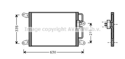 FT5203 AVA QUALITY COOLING Конденсатор, кондиционер