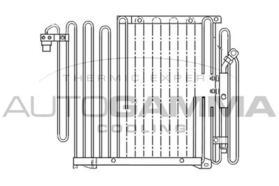 102572 AUTOGAMMA Конденсатор, кондиционер